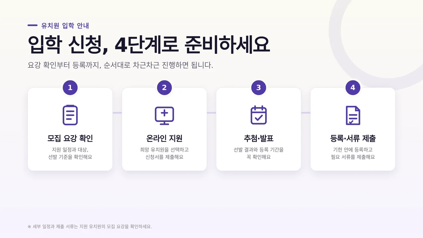 유치원 입학 비교 정보를 살펴보는 모습